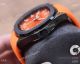 Clone Patek Philippe Aquanaut Auto 42mm Watches in Black and Orange (7)_th.jpg